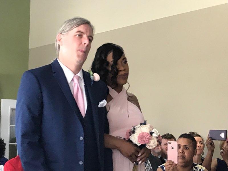 walking down the aisle