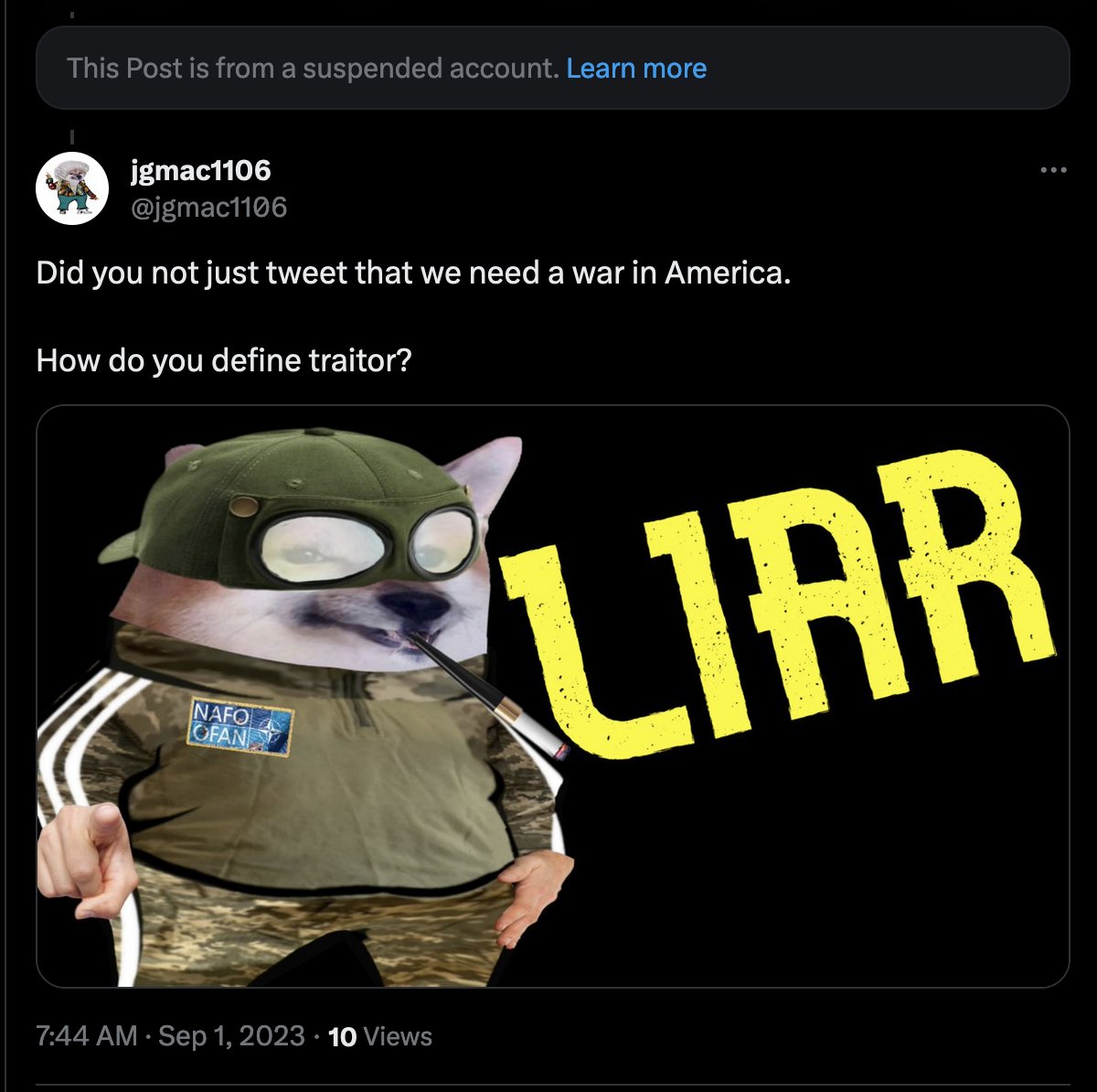 Photo attached to archived tweet