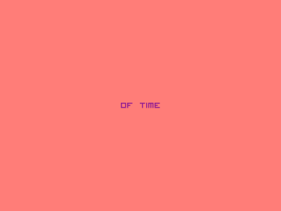 of time